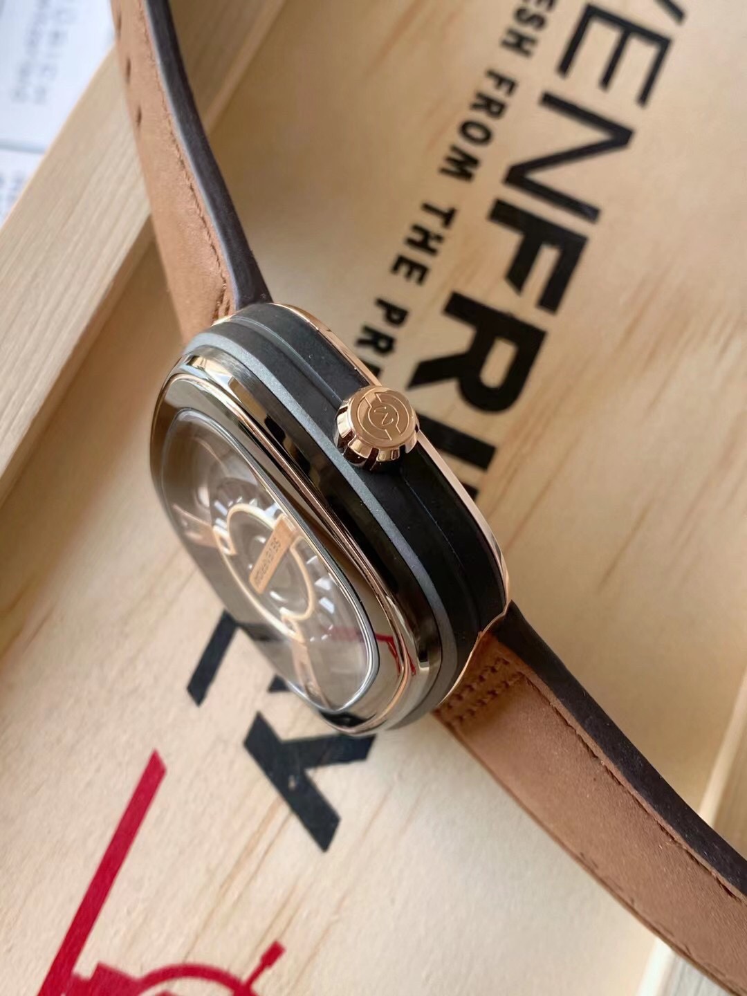 SevenFriday M3/01 Brown - Industrial Design Watch - Image 3