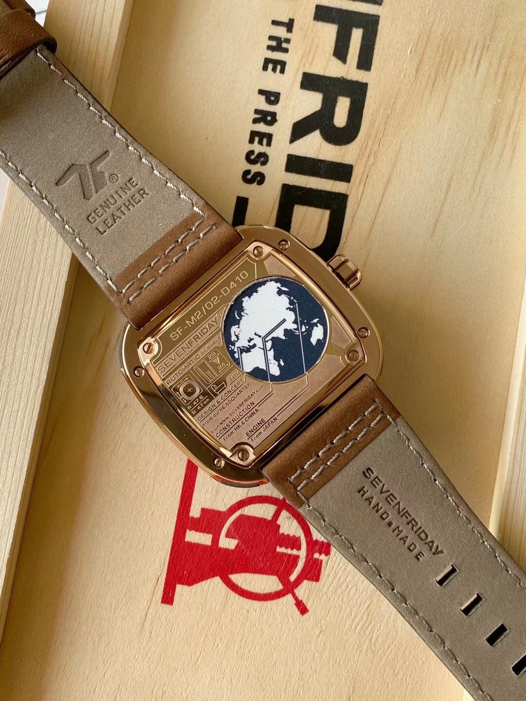 SevenFriday M3/01 Brown - Industrial Design Watch - Image 2