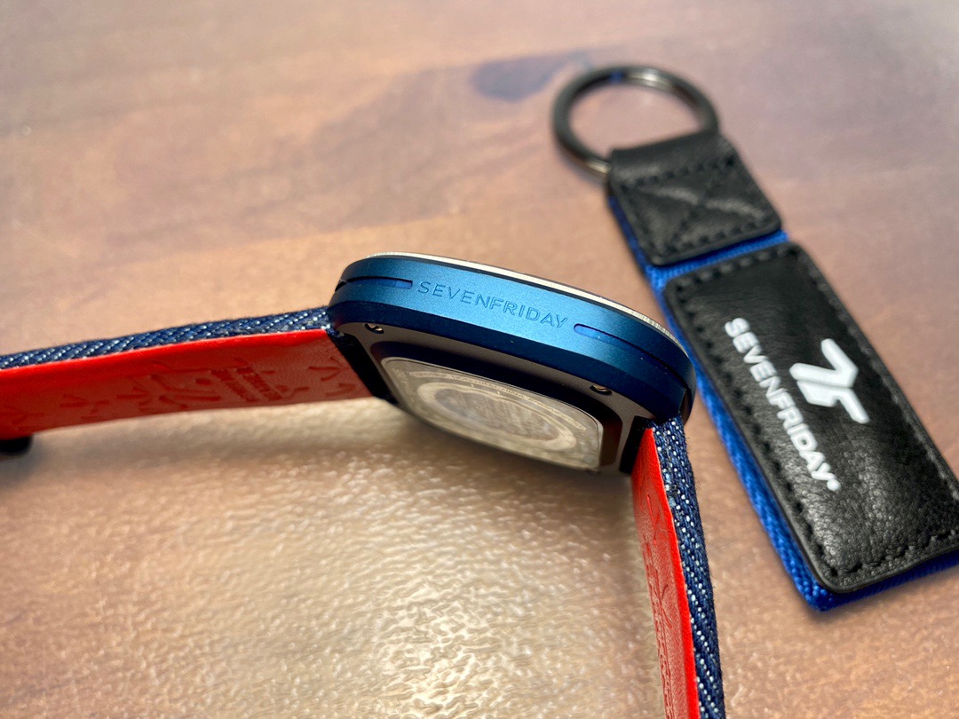 SevenFriday T2/01 Blue Denim Strap Watch - Image 8