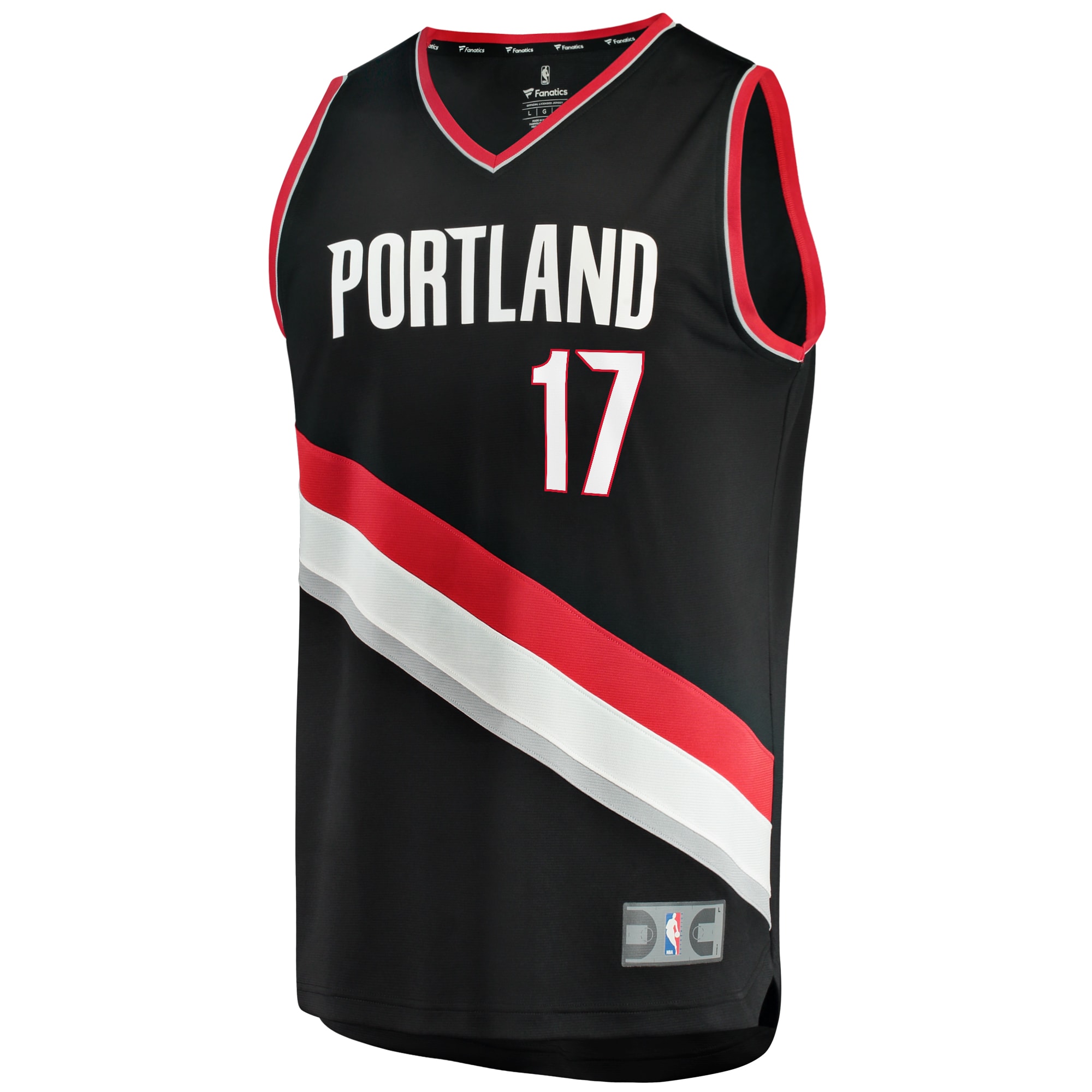 Shaedon Sharpe Portland Trail Blazers Fanatics Fast Break Replica Player Jersey - Icon Edition - Black