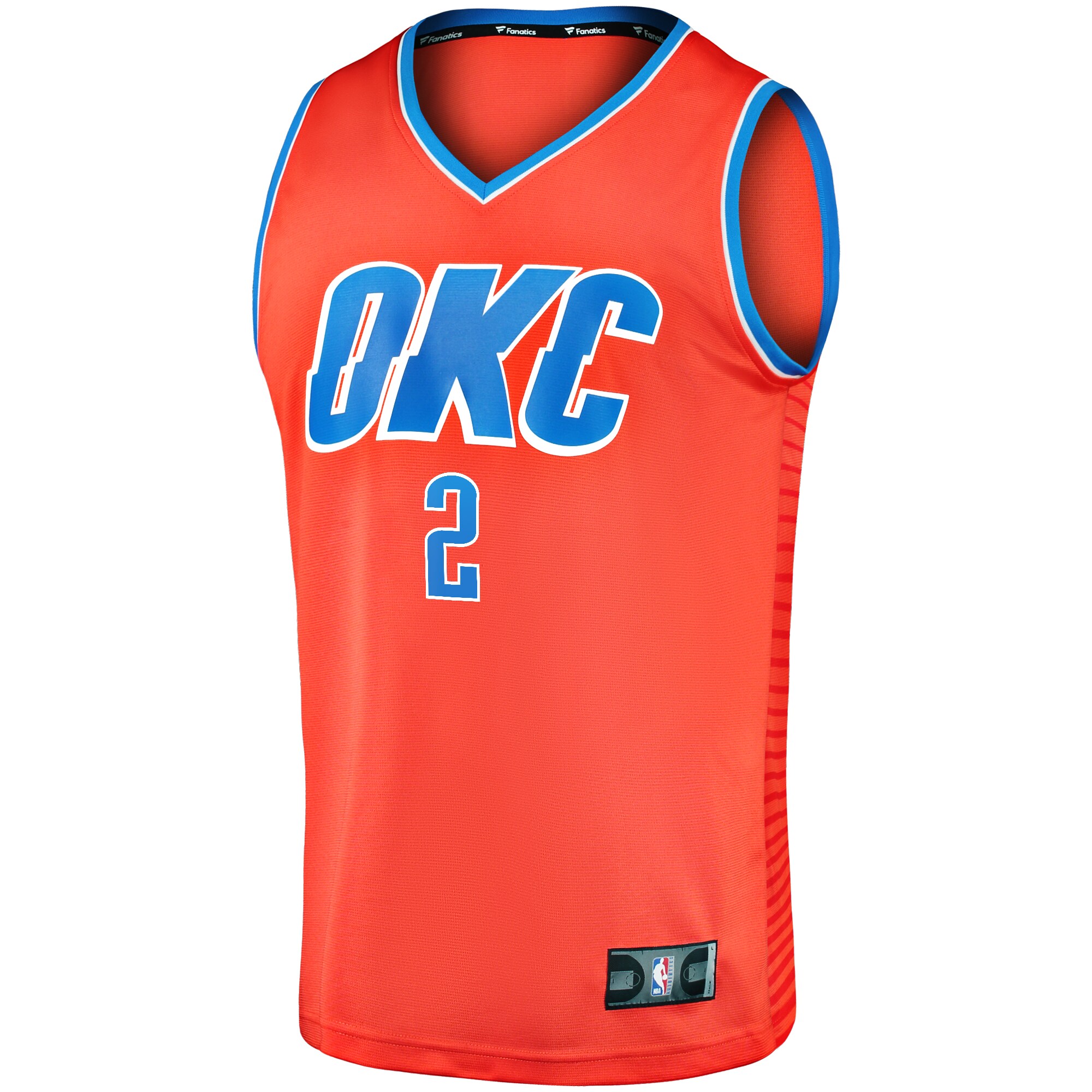 Fanatics SGA Orange Jersey - Amazing #2 OKC Thunder Youth Statement Edition