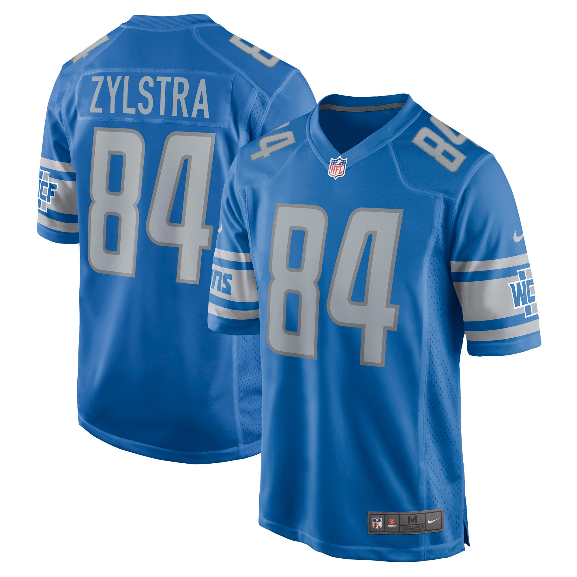 Shane Zylstra Detroit Lions Nike Game Jersey – Blue