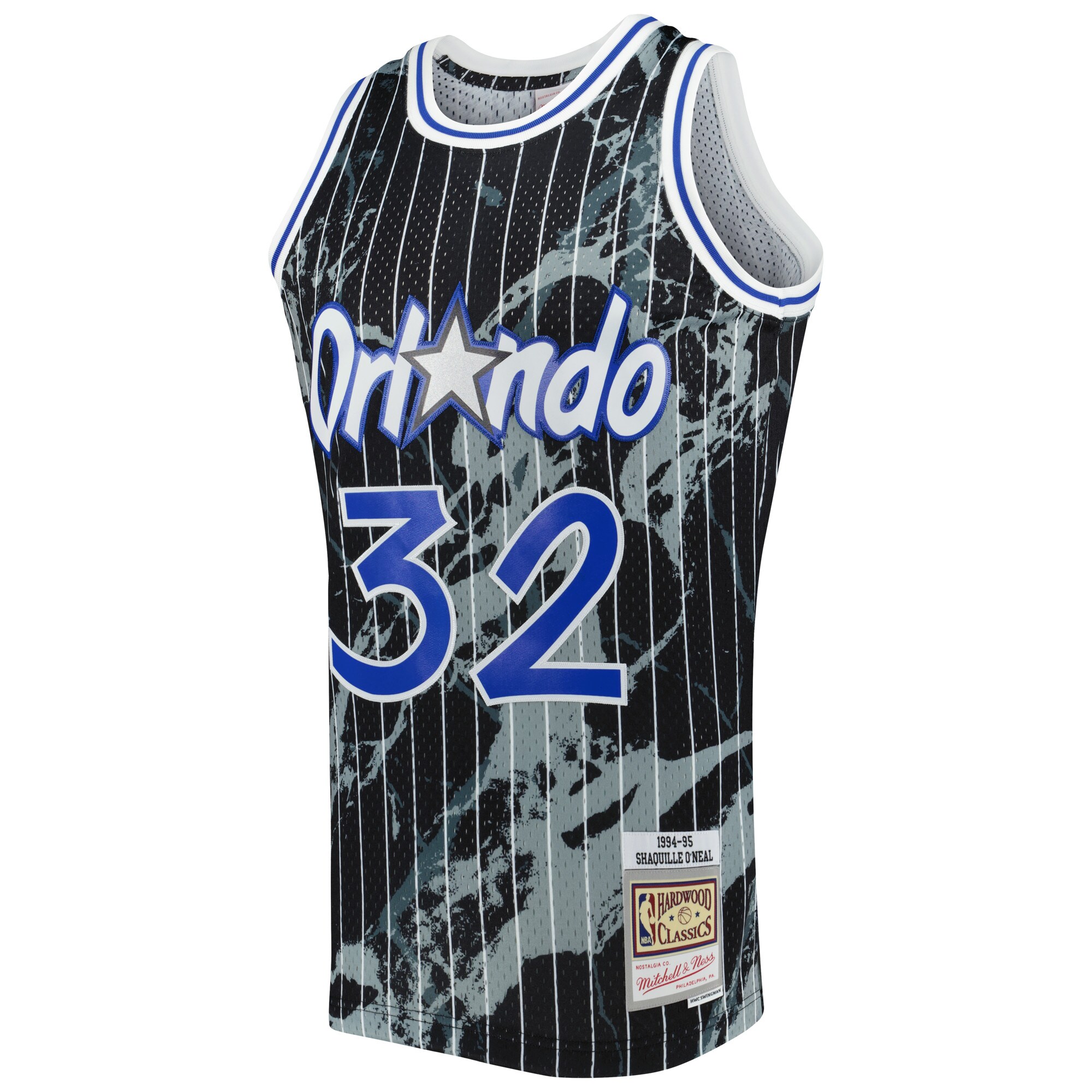 Mitchell & Ness Shaq Marble Jersey - Amazing 1994/95 Orlando Magic Swingman