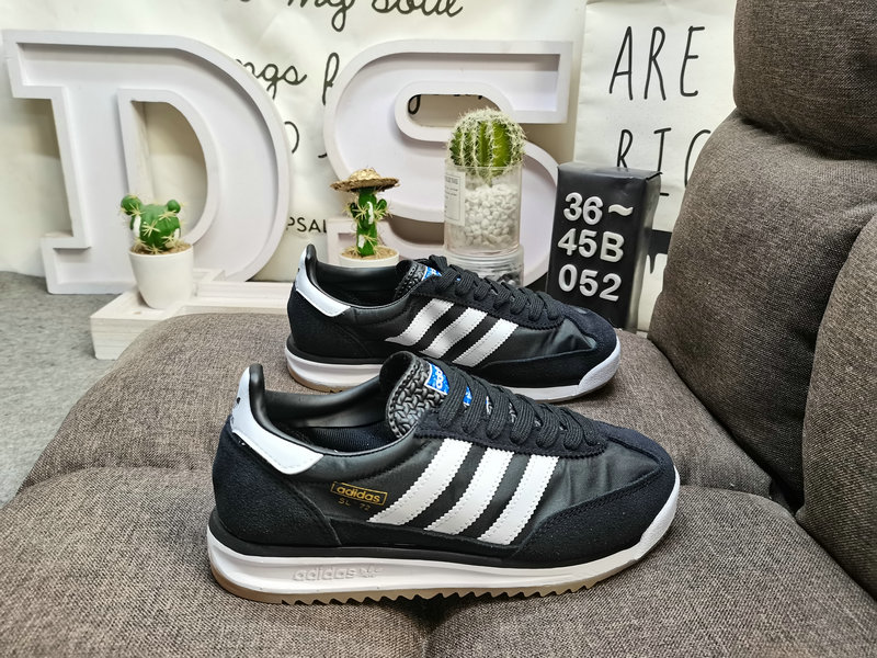 retro Adidas SL 72 Black White