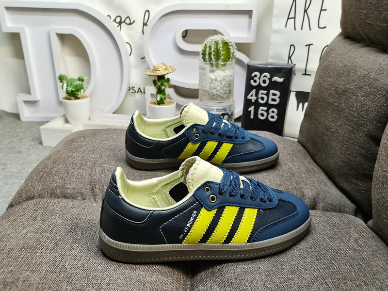 Adidas Samba Navy Yellow