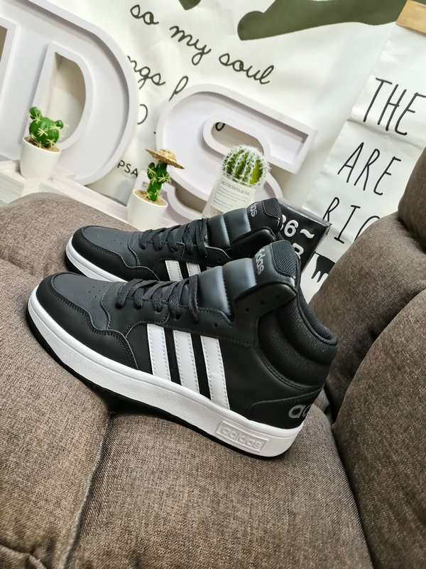 Shoes Adidas 173D Adidas/Adidas☘️ Men’s and women’s shoes couple shoes NEO white shoes Yi Yangqianxi Dilireba celebrity same style HOOPS 3.0 autumn and winter sports casual shoes 28