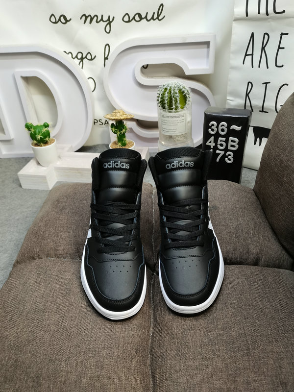 Shoes Adidas 173D Adidas/Adidas☘️ Men’s and women’s shoes couple shoes NEO white shoes Yi Yangqianxi Dilireba celebrity same style HOOPS 3.0 autumn and winter sports casual shoes 28