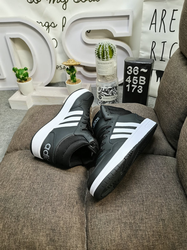 Shoes Adidas 173D Adidas/Adidas☘️ Men’s and women’s shoes couple shoes NEO white shoes Yi Yangqianxi Dilireba celebrity same style HOOPS 3.0 autumn and winter sports casual shoes 28