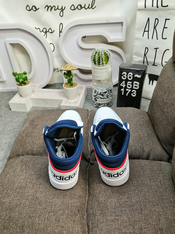 Shoes Adidas 173D Adidas/Adidas☘️ Men’s and women’s shoes couple shoes NEO white shoes Yi Yangqianxi Dilireba celebrity same style HOOPS 3.0 autumn and winter sports casual shoes 28
