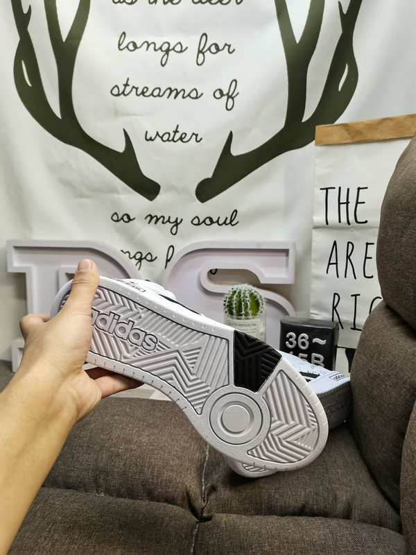 Shoes Adidas 173D Adidas/Adidas☘️ Men’s and women’s shoes couple shoes NEO white shoes Yi Yangqianxi Dilireba celebrity same style HOOPS 3.0 autumn and winter sports casual shoes 28