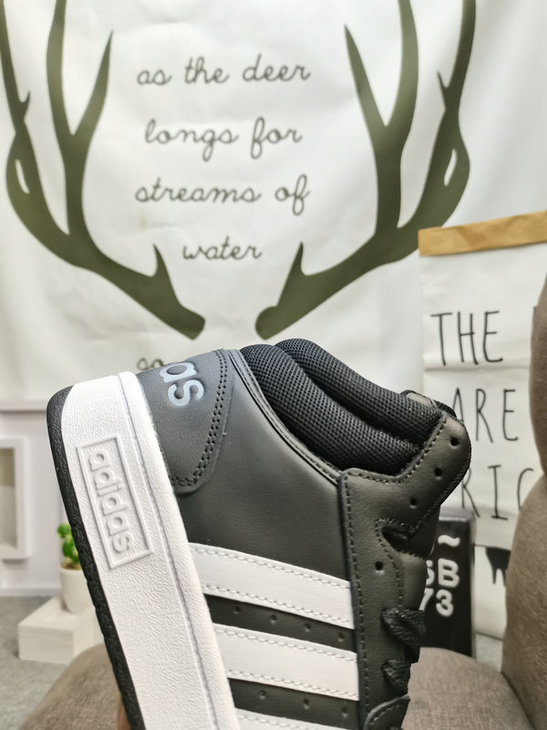 Shoes Adidas 173D Adidas/Adidas☘️ Men’s and women’s shoes couple shoes NEO white shoes Yi Yangqianxi Dilireba celebrity same style HOOPS 3.0 autumn and winter sports casual shoes 28