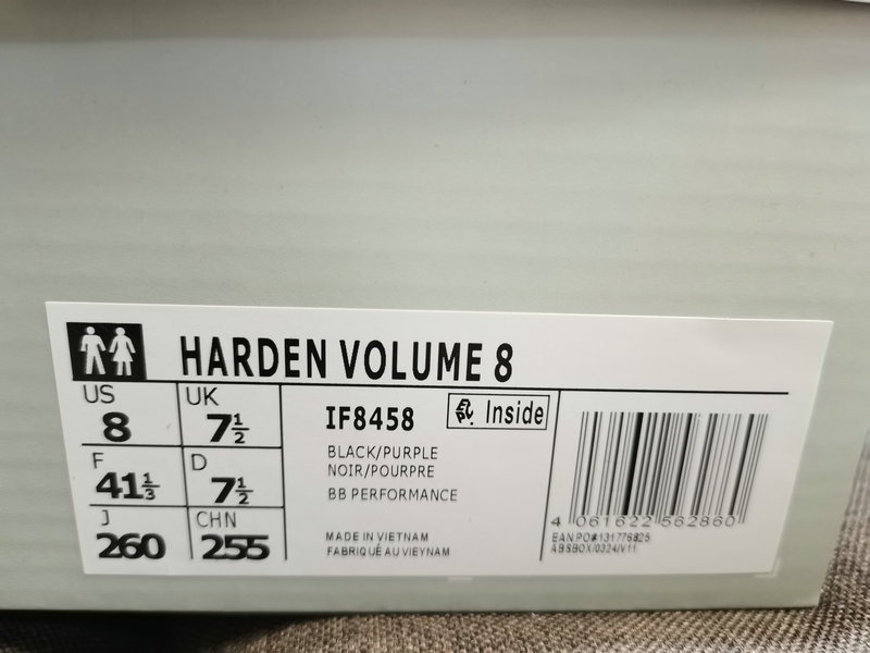 Shoes Adidas 253D Corporate Grade✅adidas Harden VOLUME 8 IF8458 New Color The tongue is uniquely designed with a pull strap for easy grabbing, making it easy to put on and take off the shoes. The actual function of the cushioning design at the heel is to provide more