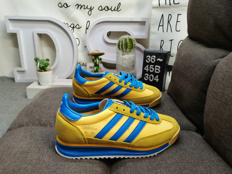 retro Adidas SL 72 Yellow Blue