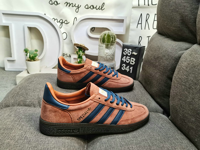 Shoes Adidas 341DAdidas ORIGINALS Handball Spzl JP7725 Adidas Low Top Comfortable Trend Lightweight Wear-resistant Non-slip Low Top Sneakers for Men and Women In 1979, Adidas created the Handball 10