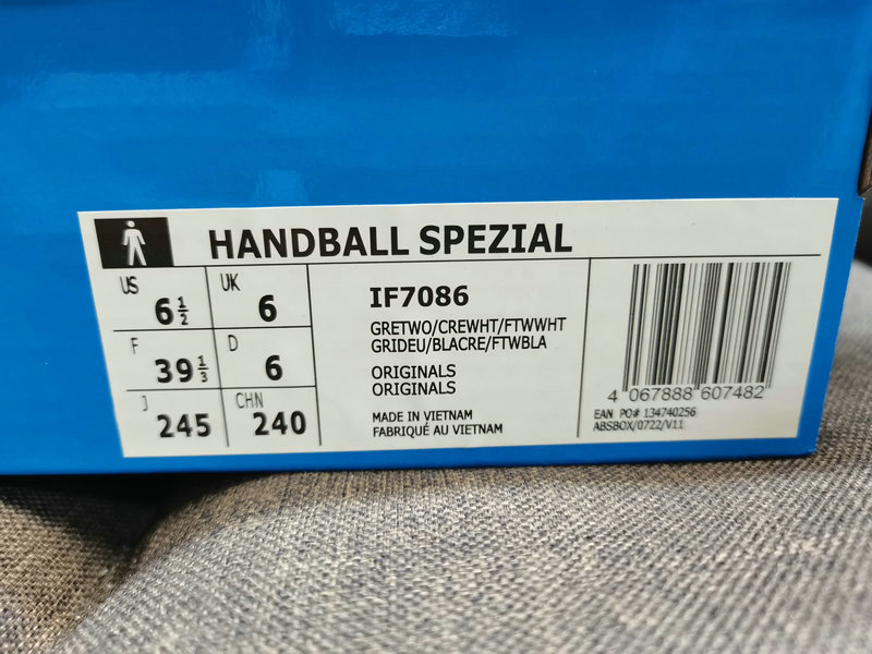 Shoes Adidas 391DAdidas ORIGINALS Handball Spzl IF7086 Adidas Low Top Comfortable Trend Lightweight Wear-resistant Non-slip Low Top Sneakers for Men and Women In 1979, Adidas created the Handball 10