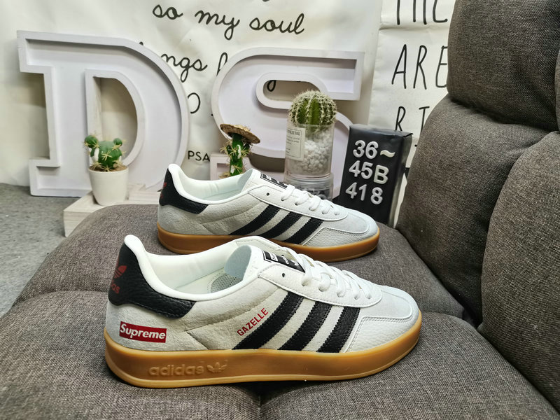 Shoes Adidas 418D Adidas Gazelle Indoor DM SC9207-726 Casual Wear-resistant Lightweight Low-top Sneakers This Adidas sneaker is a revival of the 1979 Gazele lndoor sneaker, with a soft 10