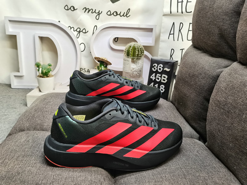performance Adidas Adizero Evo SL Black Red - Adidas Adizero Evo SL