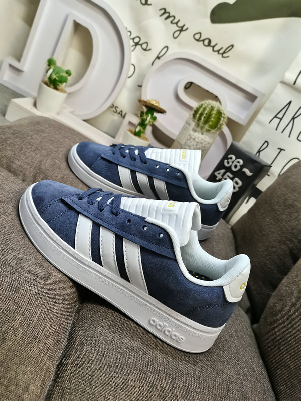 Shoes Adidas 419D Adidas NEO Anti-slip Lightweight Low-top Courtbeat Casual Sneakers This lifestyle sneaker is inspired by the rich history of adidas tennis shoes, combining classic style with modern temperament and tailoring.