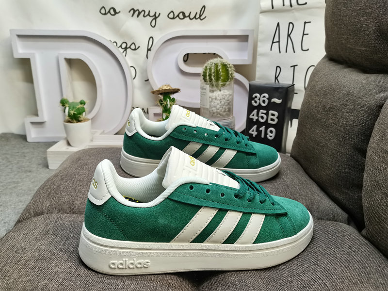 Shoes Adidas 419D Adidas NEO Anti-slip Lightweight Low-top Courtbeat Casual Sneakers This lifestyle sneaker is inspired by the rich history of adidas tennis shoes, combining classic style with modern temperament and tailoring.