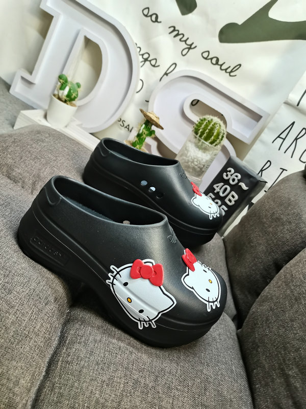 Shoes Adidas 535Dadidas Adifom Stan Mule IH0280 Adidas clover thick-soled casual slippers Height-increasing shoes Summer comfortable non-slip wear-resistant foam material 10