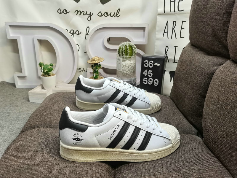 Shoes Adidas 599D Adidas Originals Superstar shell head classic versatile casual sports shoes with wear-resistant upper #High-density EVA foam soft cushioning midsole pull-up process ❗58