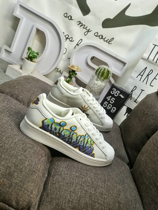 Shoes Adidas 599D Adidas Originals Superstar shell head classic versatile casual sports shoes with wear-resistant upper #High-density EVA foam soft cushioning midsole pull-up process ❗58