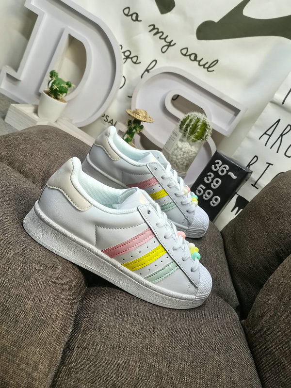 Shoes Adidas 599D Adidas Originals Superstar shell head classic versatile casual sports shoes with wear-resistant upper #High-density EVA foam soft cushioning midsole pull-up process ❗58