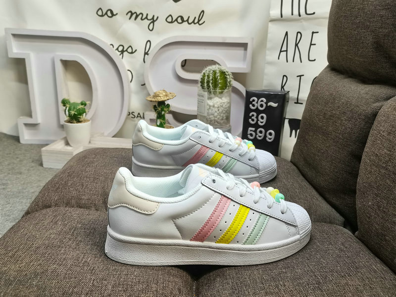 Shoes Adidas 599D Adidas Originals Superstar shell head classic versatile casual sports shoes with wear-resistant upper #High-density EVA foam soft cushioning midsole pull-up process ❗58