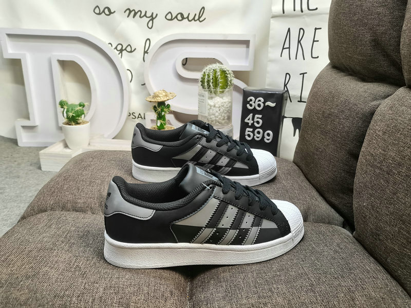 Adidas Superstar Black Grey