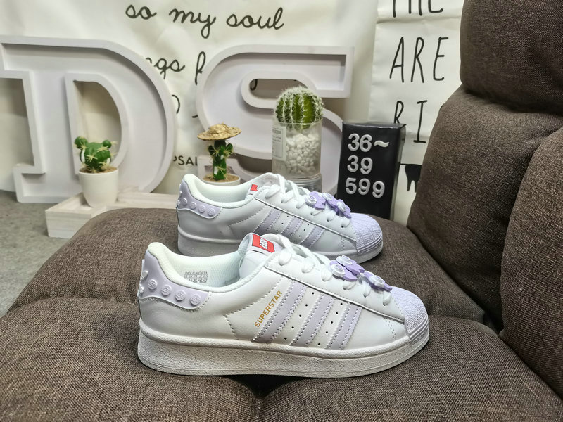 Shoes Adidas 599D Adidas Originals Superstar shell head classic versatile casual sports shoes with wear-resistant upper #High-density EVA foam soft cushioning midsole pull-up process ❗58