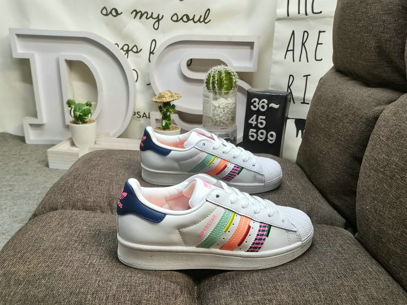 Shoes Adidas 599D Adidas Originals Superstar shell head classic versatile casual sports shoes with wear-resistant upper #High-density EVA foam soft cushioning midsole pull-up process ❗58