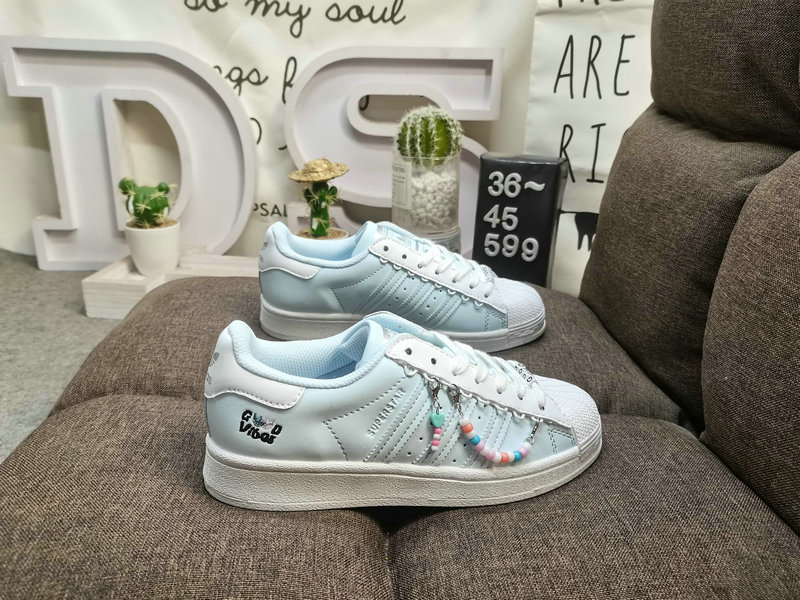 Shoes Adidas 599D Adidas Originals Superstar shell head classic versatile casual sports shoes with wear-resistant upper #High-density EVA foam soft cushioning midsole pull-up process ❗58