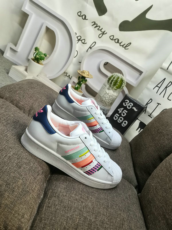 Shoes Adidas 599D Adidas Originals Superstar shell head classic versatile casual sports shoes with wear-resistant upper #High-density EVA foam soft cushioning midsole pull-up process ❗58