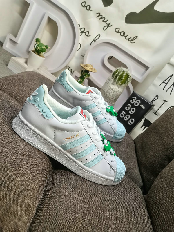 Shoes Adidas 599D Adidas Originals Superstar shell head classic versatile casual sports shoes with wear-resistant upper #High-density EVA foam soft cushioning midsole pull-up process ❗58