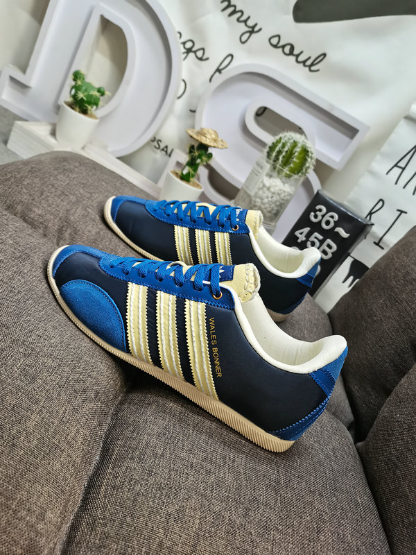 Shoes Adidas 699D is retro and avant-garde, collaborating with British designer brand Wales Bonner x Adidas WB Japan LowCream White Dark BrownWB Japan series classic retro low-top leisure 10