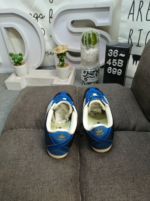 Shoes Adidas 699D is retro and avant-garde, collaborating with British designer brand Wales Bonner x Adidas WB Japan LowCream White Dark BrownWB Japan series classic retro low-top leisure 10