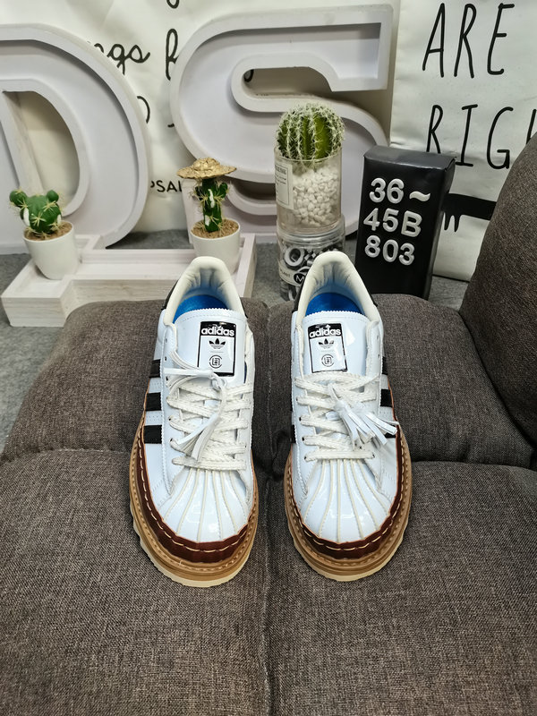Shoes Adidas 803D company-level genuine label with half size! Adidas CLOT x Adidas originals Superstar Edison Chen’s new design The overall design of the shoe body is based on the classic adidas Superstar 10