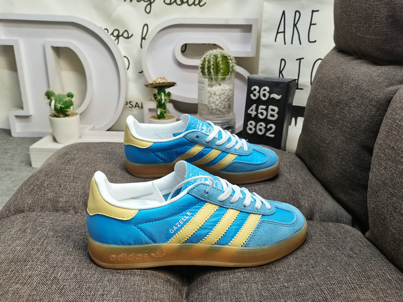 Shoes Adidas 862D company-level genuine half-size adlidas Adidas originals Gazelle Indoor casual wear-resistant lightweight low-top sneakers This Adidas sports shoe is 1979 Gazele lndoor19