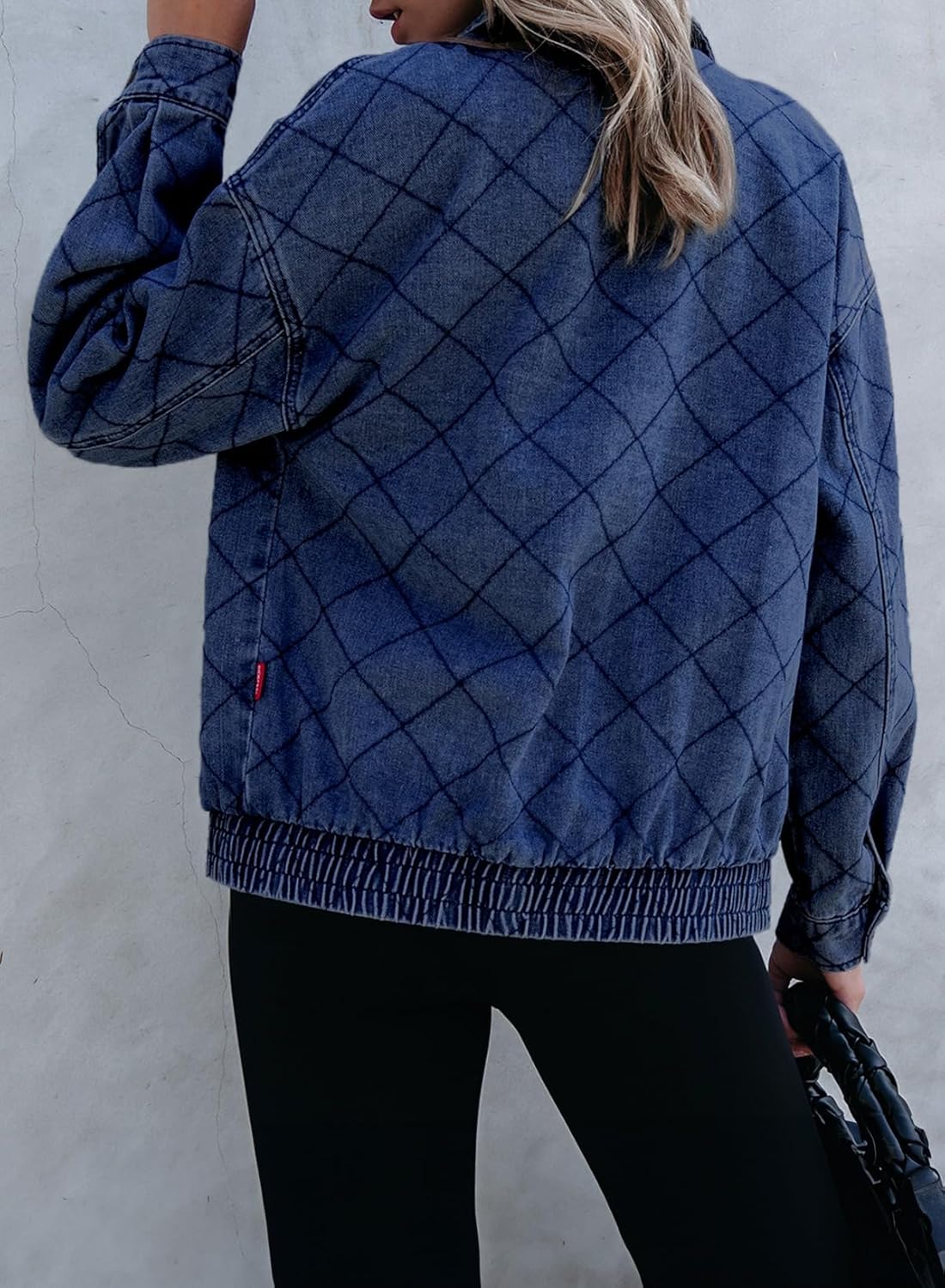 Sidefeel Women’s Jean Jacket Long Sleeve Zimbaplatinum Overszied Denim Jackets Shacket Coat Fashion Spring Outfits 2025