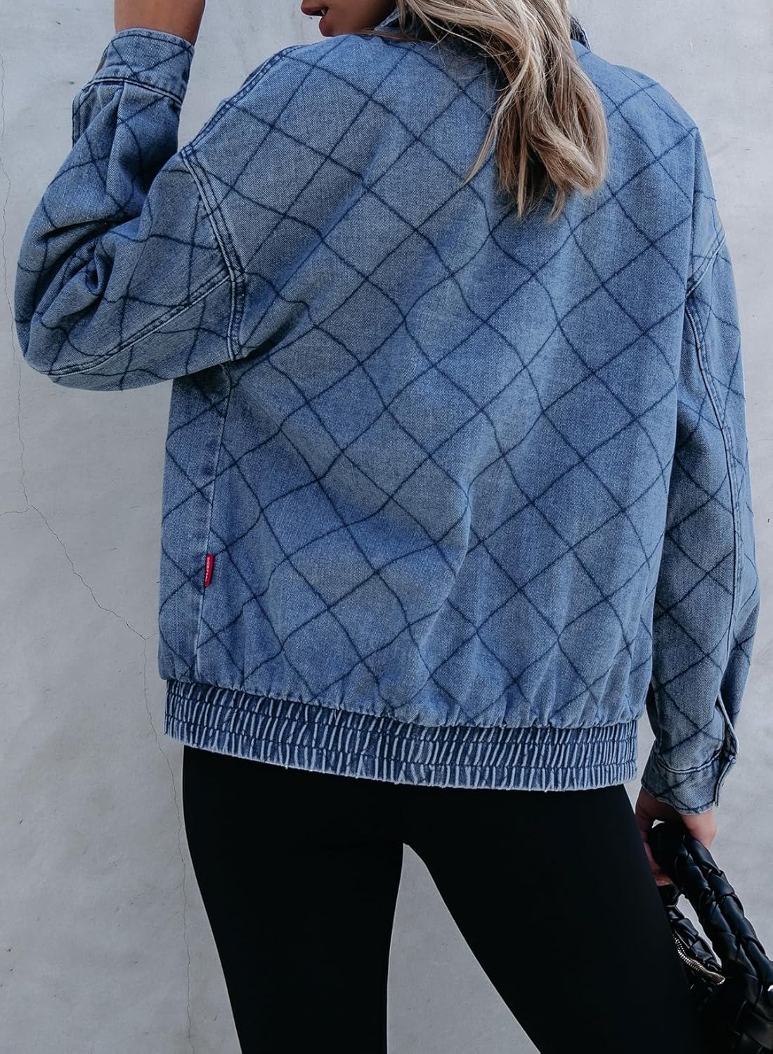 Sidefeel Women’s Jean Jacket Long Sleeve Zimbaplatinum Overszied Denim Jackets Shacket Coat Fashion Spring Outfits 2025