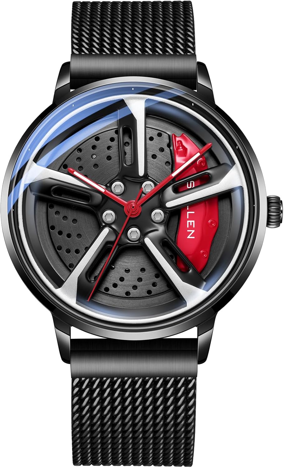 SOLLEN Car Wheel Luxury Wristwatch