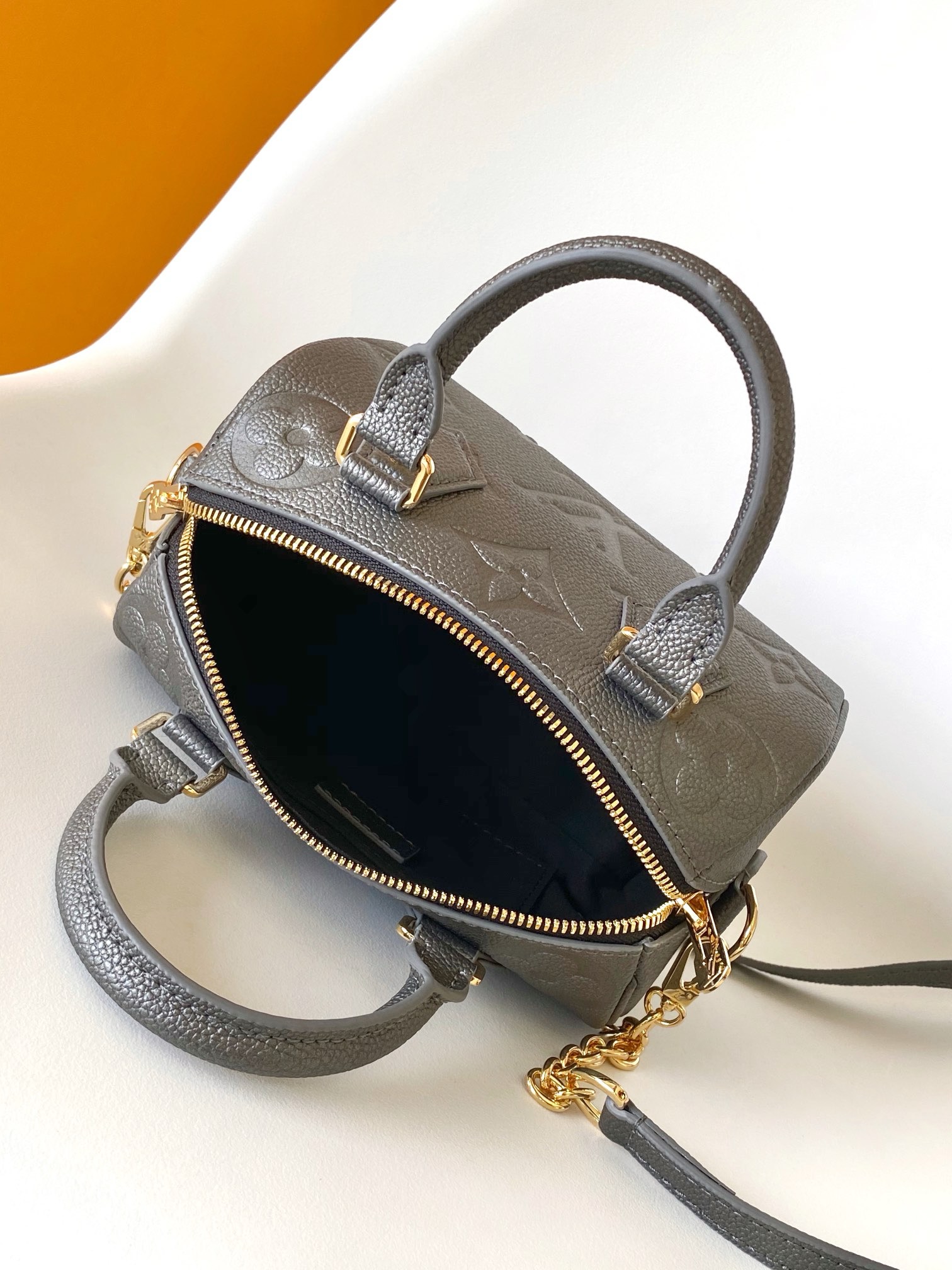 Speedy Bandoulière 20 Monogram Empreinte Grey - Women's Handbag | LOUIS VUITTON