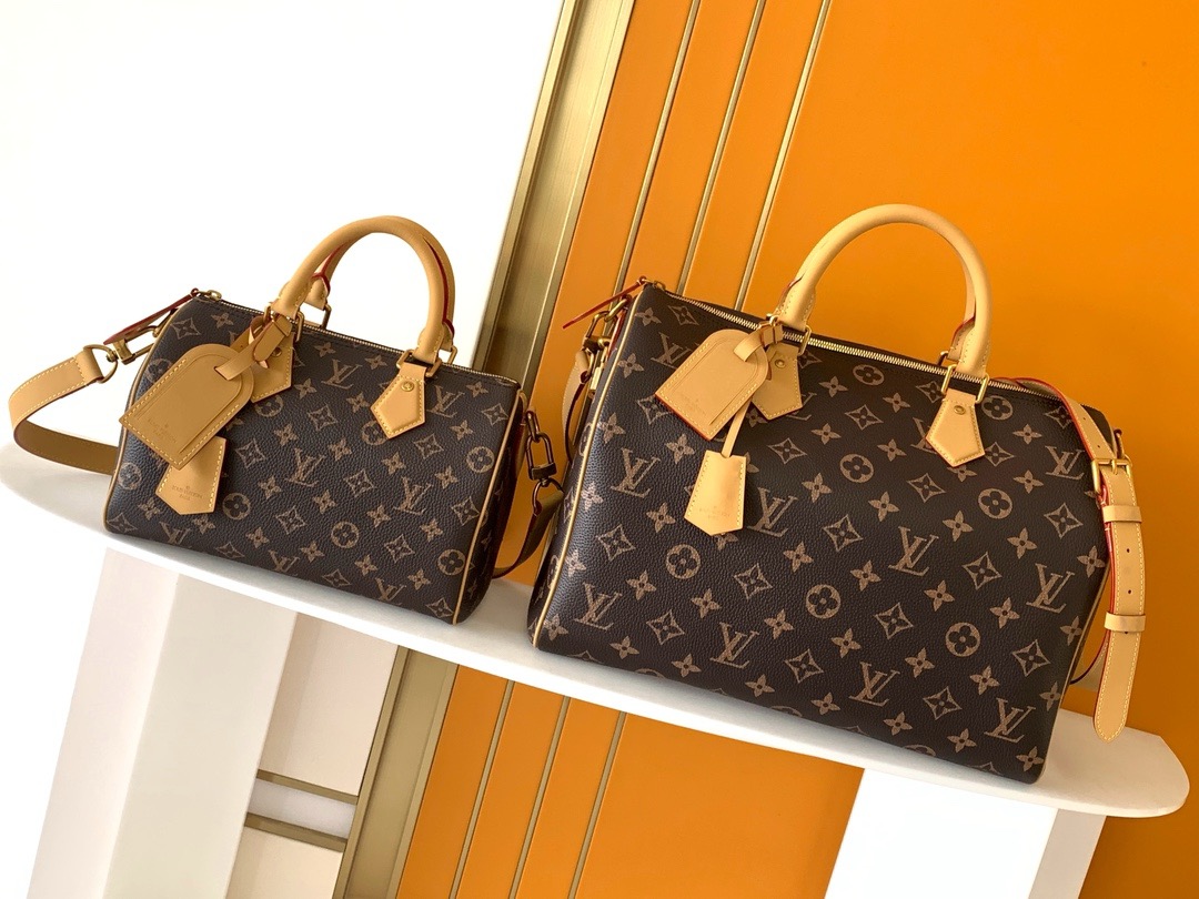 Speedy Bandoulière 50 Autres Cuirs Monogram Brown Bag | LOUIS VUITTON