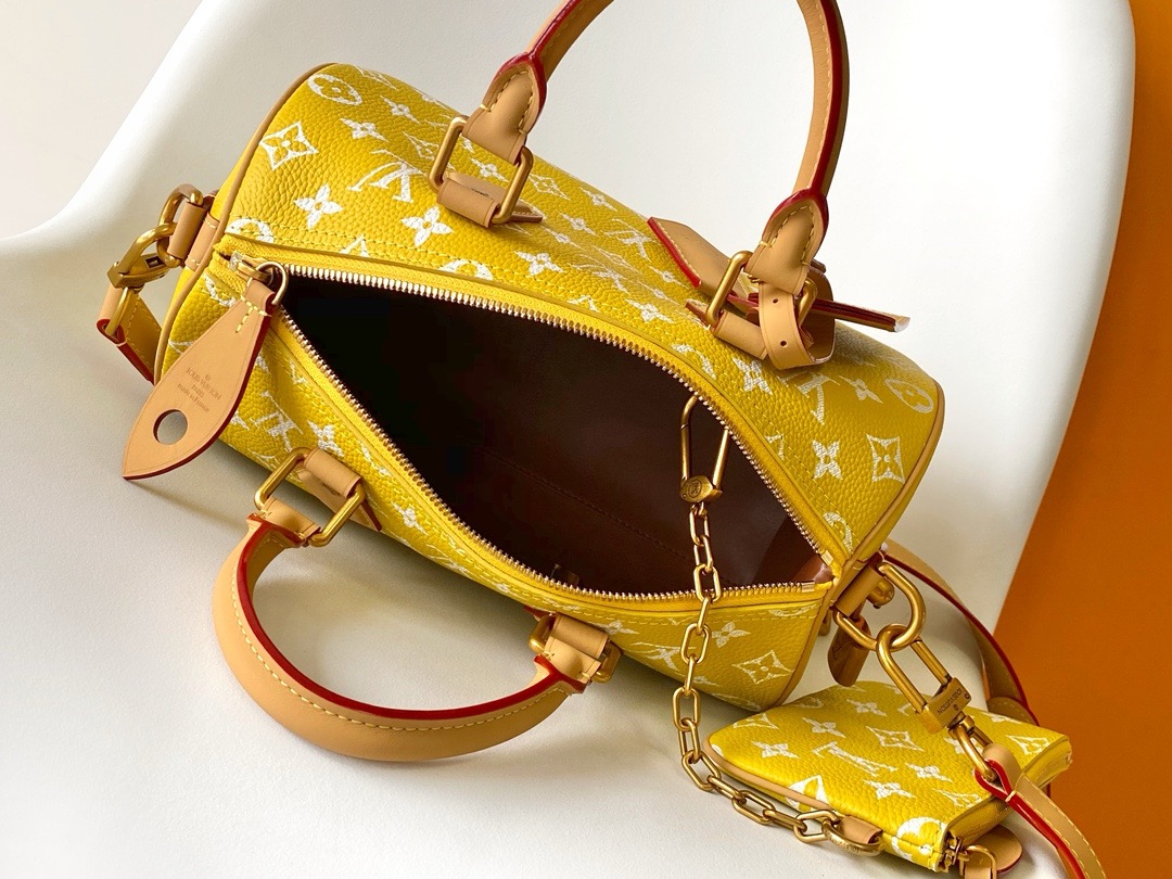 Speedy P9 Bandoulière 25 Autres Cuirs Monogram Bag Yellow | LOUIS VUITTON