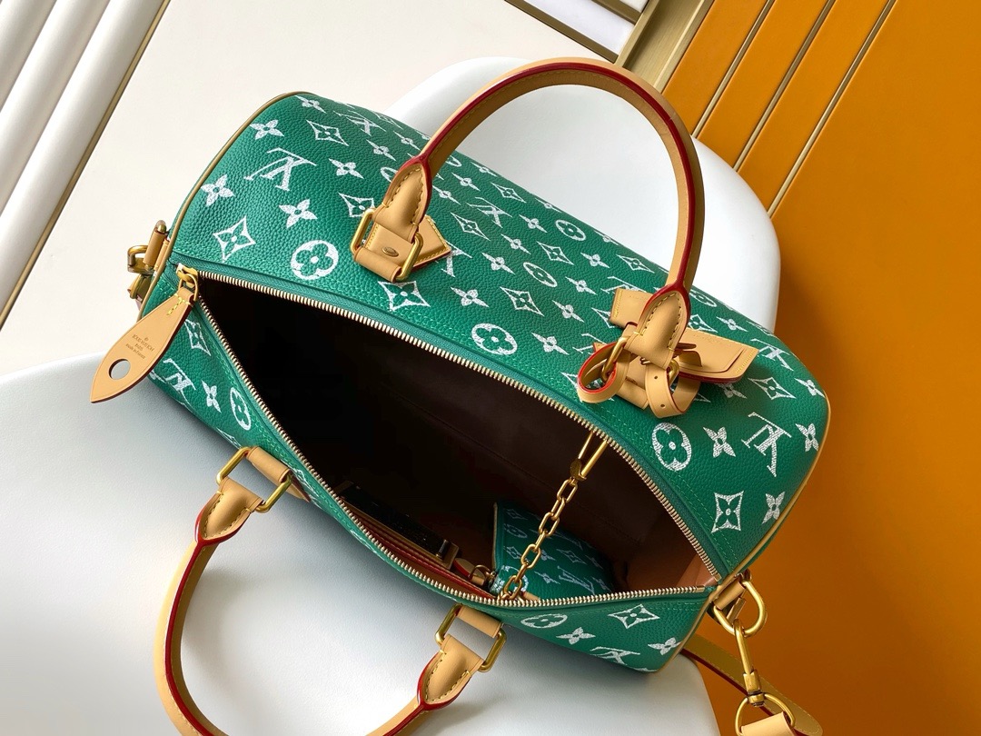 Speedy P9 Bandoulière 40 Autres Cuirs Monogram Green Bag | LOUIS VUITTON