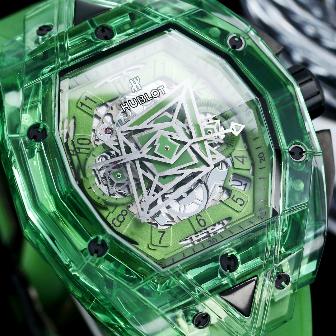 Hublot Green Sapphire Tourbillon - Limited Edition - Image 3