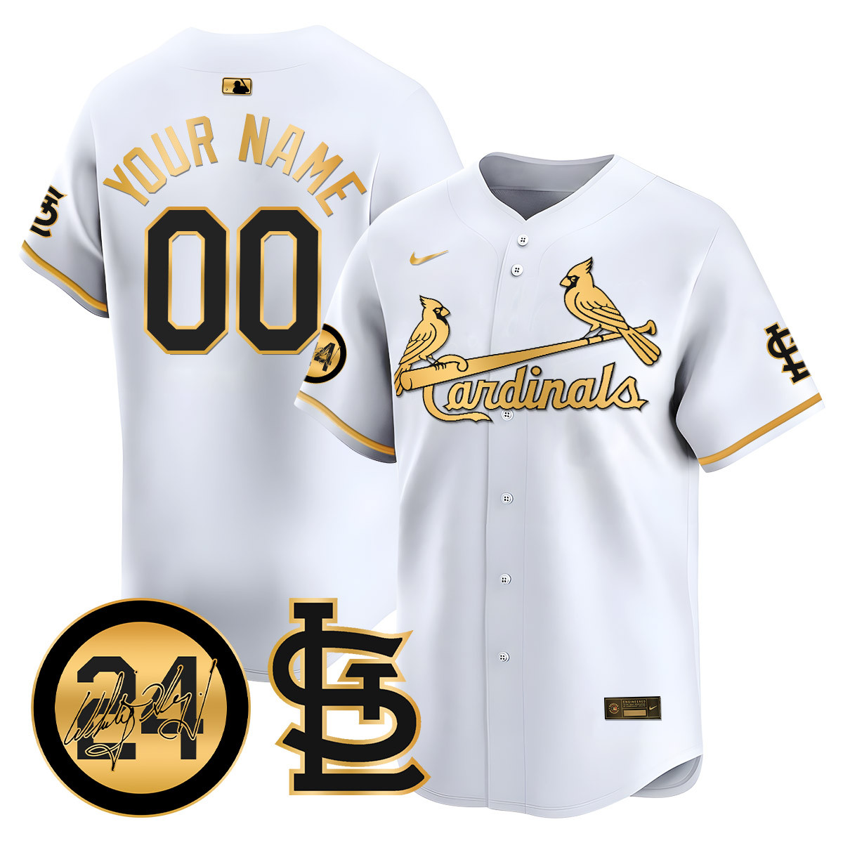 St. Louis Cardinals 2024 Custom Jersey – All Stitched