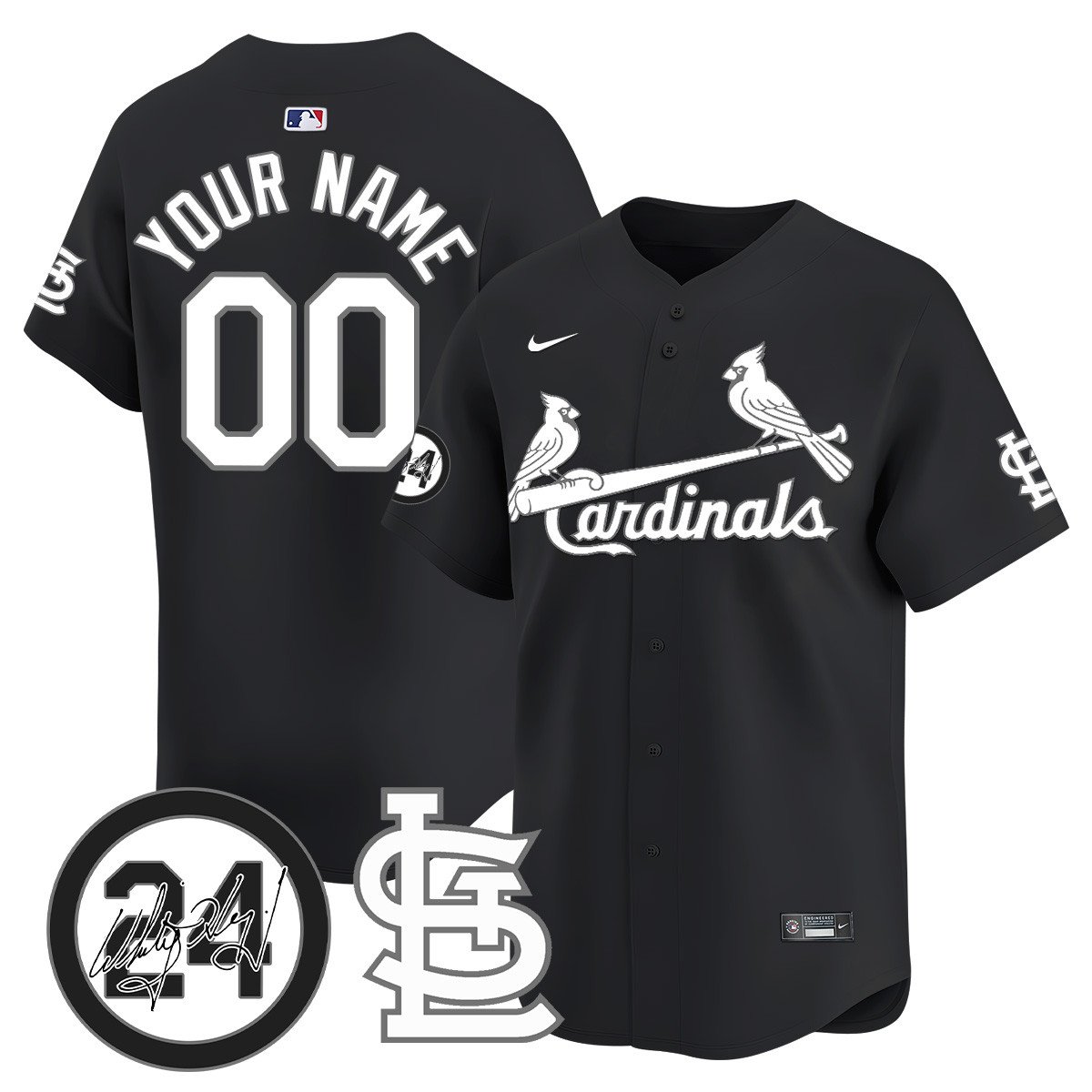 St. Louis Cardinals 2024 Custom Jersey – All Stitched