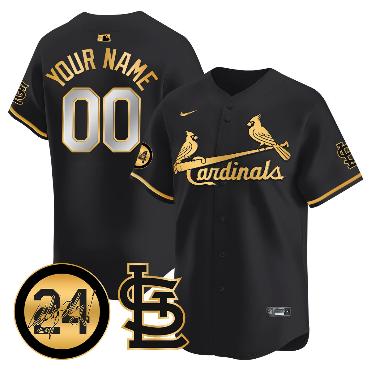 St. Louis Cardinals 2024 Custom Jersey – All Stitched