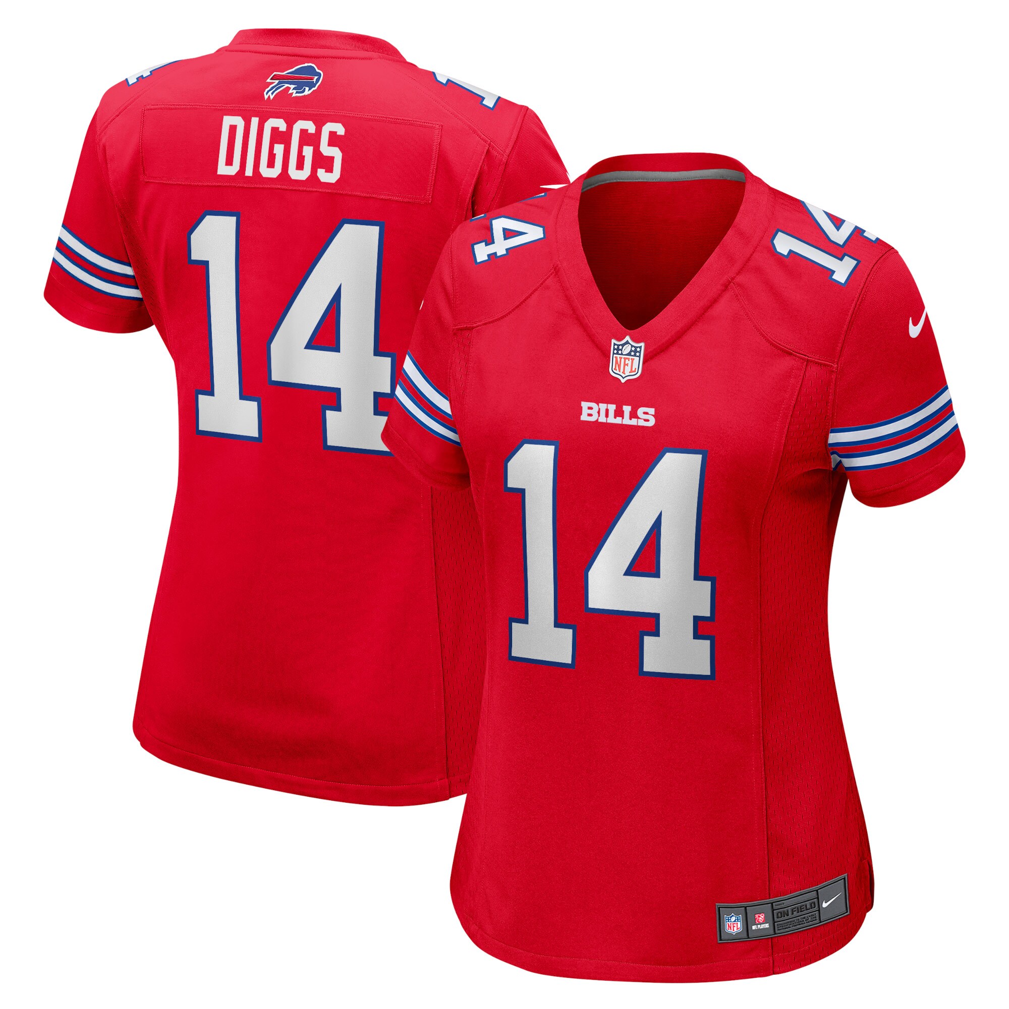 Stefon Diggs Buffalo Bills Nike Women's Game Player Jersey - Red